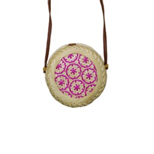 BOLSA ARTESANAL REDONDA COLORIDA