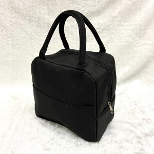 BOLSA TÉRMICA SIMPLES LISA PRETA