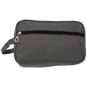 NECESSAIRE UNISSEX QUADRICULADA RETANGULAR