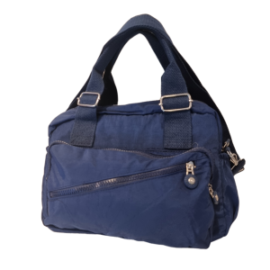 BOLSA MÉDIA CASUAL COM BOLSO FRONTAL EM DIAGONAL