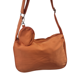 BOLSA LATERAL DE PANO COM PORTA MOEDA