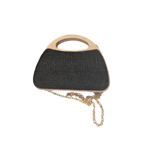 BOLSA LUXO MADEIRA ARREDONDADA