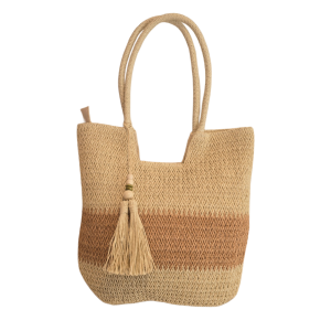 BOLSA ARTESANAL 2 TONS COM CHAVEIRO